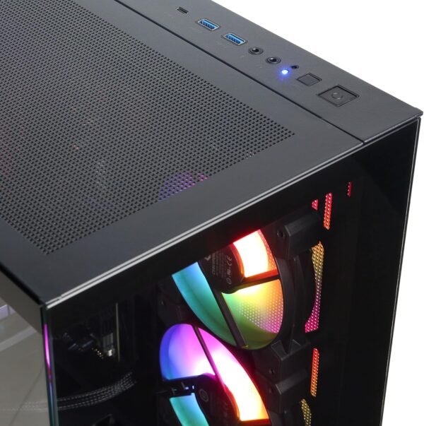 CyberPowerPC Gamer Master Gaming PC, AMD Ryzen 7 8700F 4.1GHz, GeForce RTX 4060 Ti 8GB, 16GB DDR5, 1TB PCIe Gen4 SSD, WiFi Ready & Windows 11 Home (GMA2900A) - Image 4